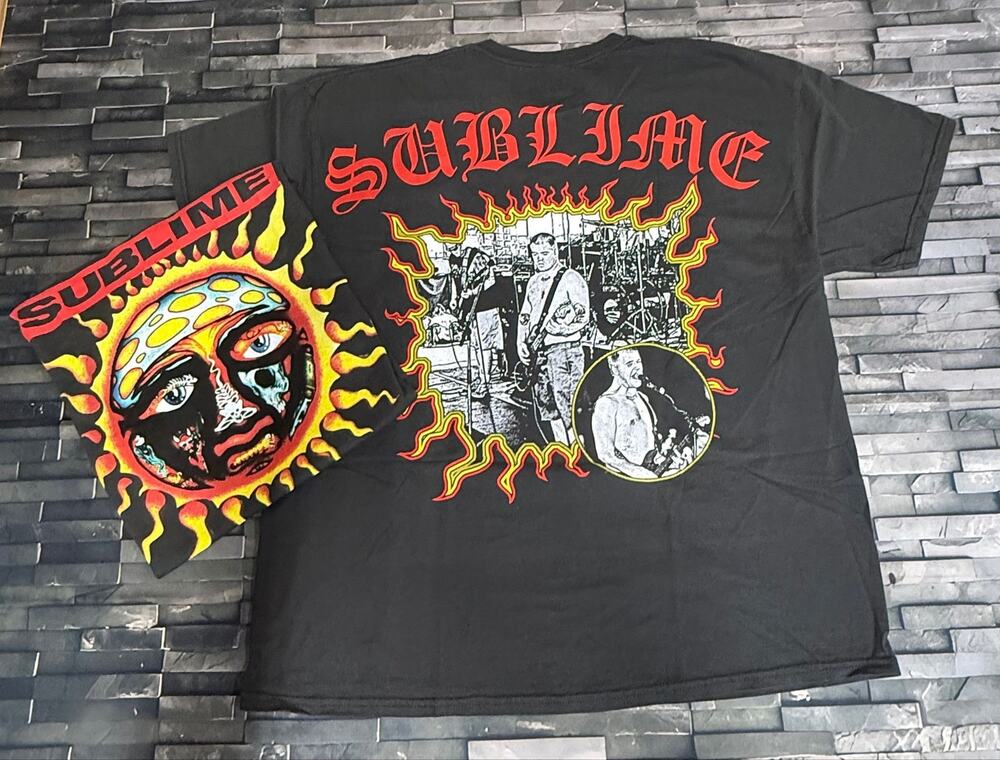 SUBLIME BAND TEE W/ BACK HIT - XL